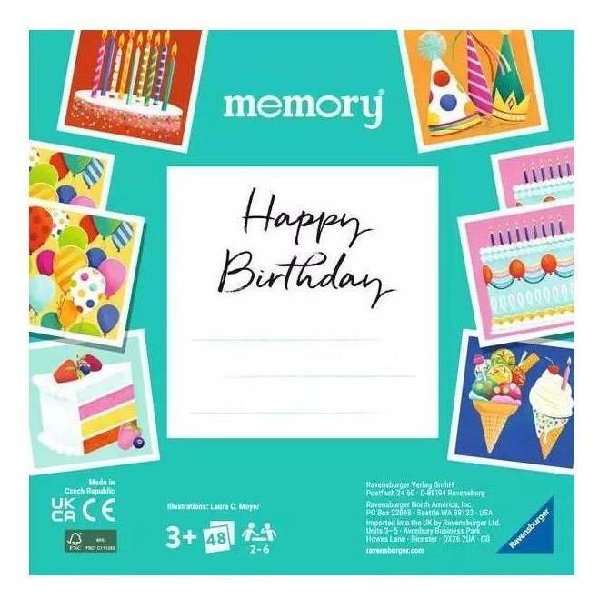 Ravensburger moments memory Happy Birthday - 22399 - Zum Geburtstag gratulieren mit dem (Deutsch, Englisch, Französisch, Italienisch, Niederländisch, Portugiesisch, Spanisch, 2 - 6 Spieler) (22399)