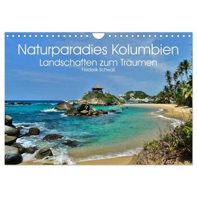Naturparadies Kolumbien - Landschaften zum Träumen (Wandkalender 2027 DIN A4 quer), CALVENDO Monatskalender