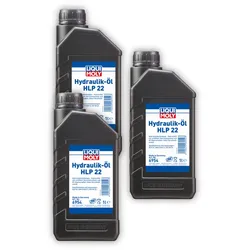 3x Hydrauliköl LIQUI MOLY 6954 mineralisch HLP 22 für Maschinen Pumpen Anlagen 1L