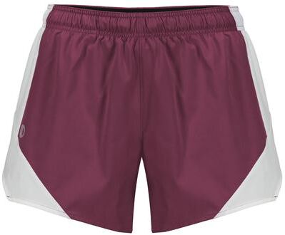 Holloway 229389 Women's Olympus Shorts in Maroon/White size Medium   Polyester/Spandex Blend