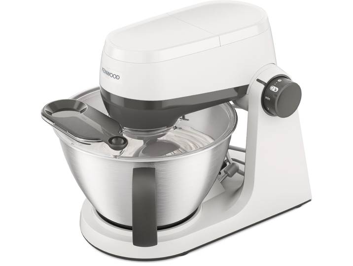 KENWOOD Küchenmaschine Multi Tasker KHC30.000WH , weiß, B:26,2cm H:29,4cm T:33,6cm, Küchenmaschinen, Aufbewahrung für 2 Aufsätze, Einhandschüssel & 44% leiser als KHC29, Küchenmaschine