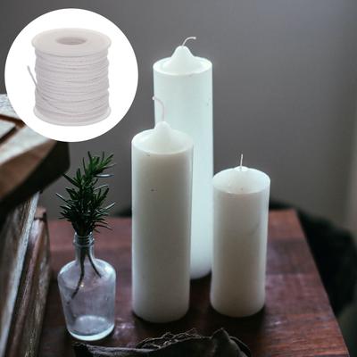 On Spot Shop Premium Braided Cotton Candle Wick, Smokeless Spool, For DIY Soy, Beeswax, Pillar, And Taper Candles, Craft Making Premium Braided Cotton Candle Wick, Smokeless Spool, For DIY Soy, Beeswax, Pillar, And Taper Candles, Craft Making