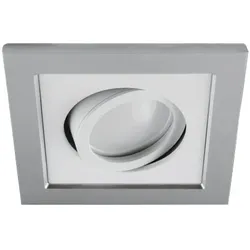 Einbaustrahler GU10 BORYS D SILVER WHITE 03219