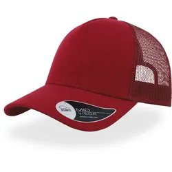 Atlantis Unisex 5-Panel Trucker Kappe 'Rapper Jersey' Netz Cap RAJE burgundy one size