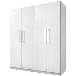 Boegner Kleiderschrank Basic 200 x 199 cm Dekor Weiß