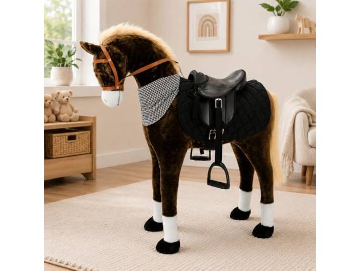 Sweety Toys 14149 Stehpferd Plüschpferd Reittier 110 cm