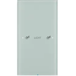 Berker 75141150 Touch-Sensor 1fach Komfort R.3 Glas konfiguriert, polarweiß