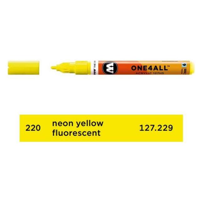Molotow Filzstift One4all 127HS neon yellow fluor (1x) (127229)