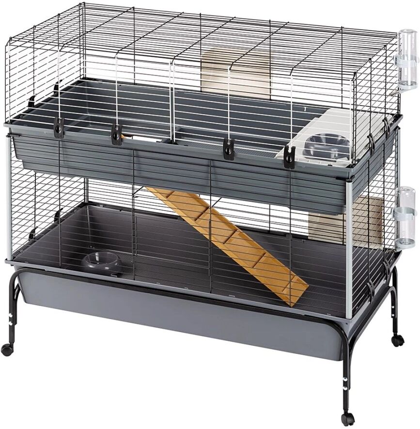 Ferplast GABBIA RABBIT 120 DOUBLE C/STAND
