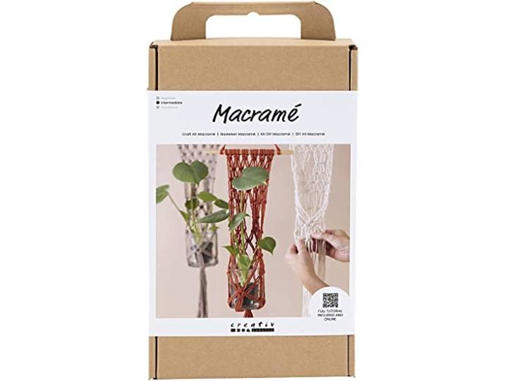Creativ Bedrijf DIY Kit - Macrame - Bloem opknoping (977555)
