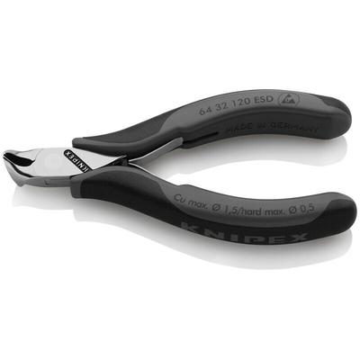 KNIPEX ESD Elektronik-Vornschneider, mit Mehrkomponenten-Hüllen 120 mm