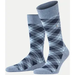Socken Tartan Blau 40-46