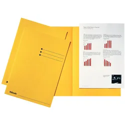 Esselte, Mappe, Aktendeckel A4 100 gelb (A4, 100x)