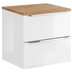 WASCHTISCHUNTERSCHRANK 60.4cm April Weiß
