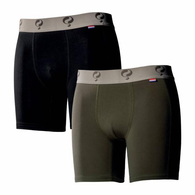 Q1905 Boxer 2-pack black / army green