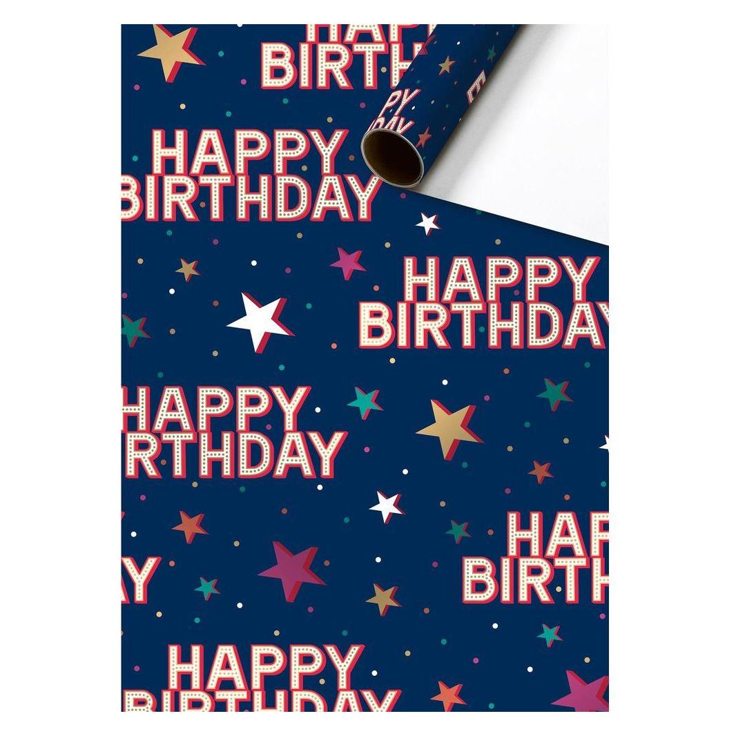 Magni STEWO Geschenkpapier Starlett dunkelblau 70cmx1,50m (1x) (2528509442)