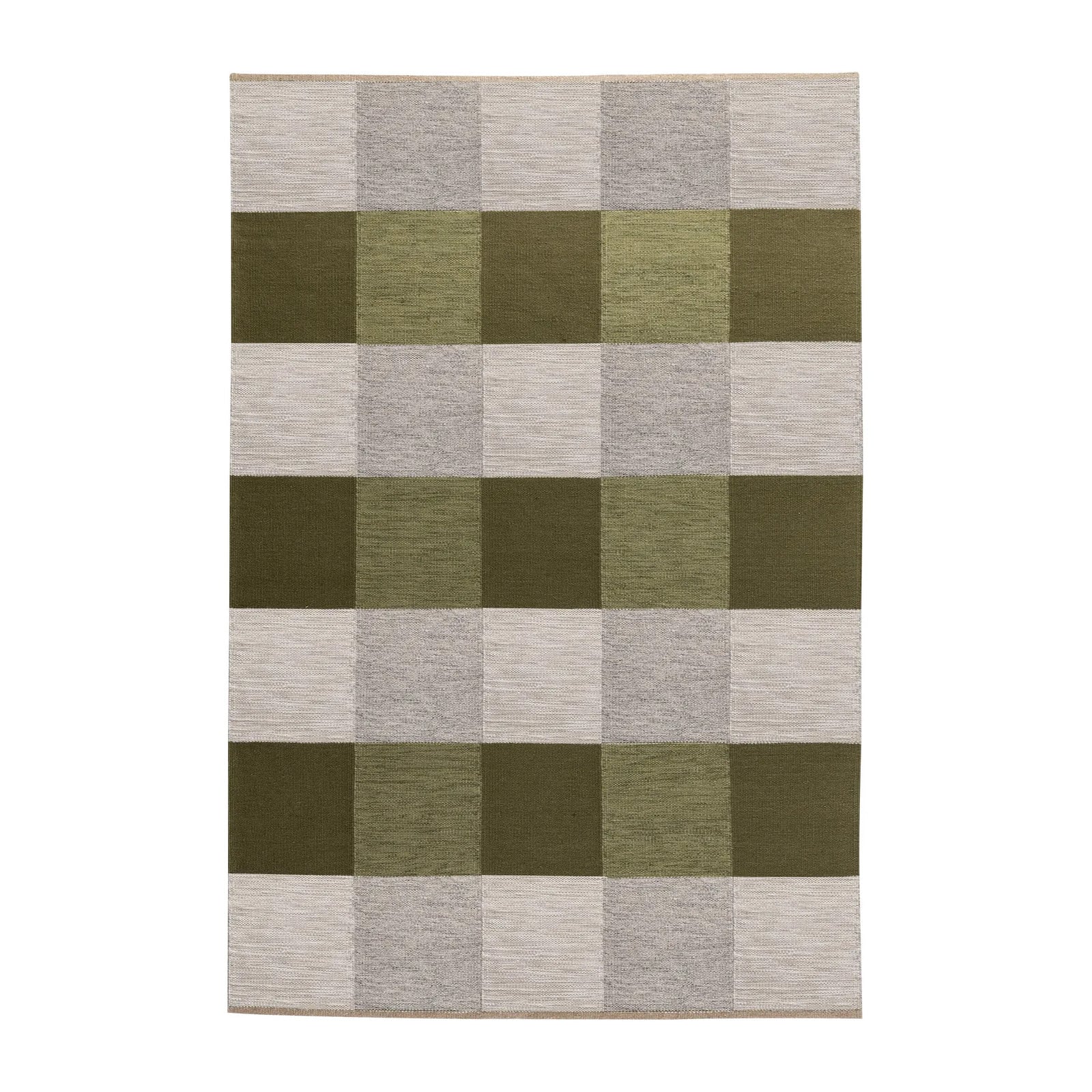Kateha Night and Day handgeweven wollen tapijt - Groen - 170 x 240 cm en 200 x 300 cm