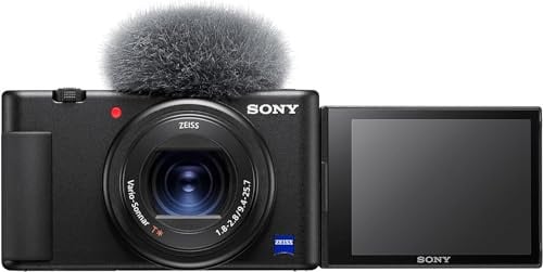 Sony ZV-1 Premium compacte camera met 1 inch sensor, 24-70 mm F1.8-2.8, 4K video en oog-autofocus