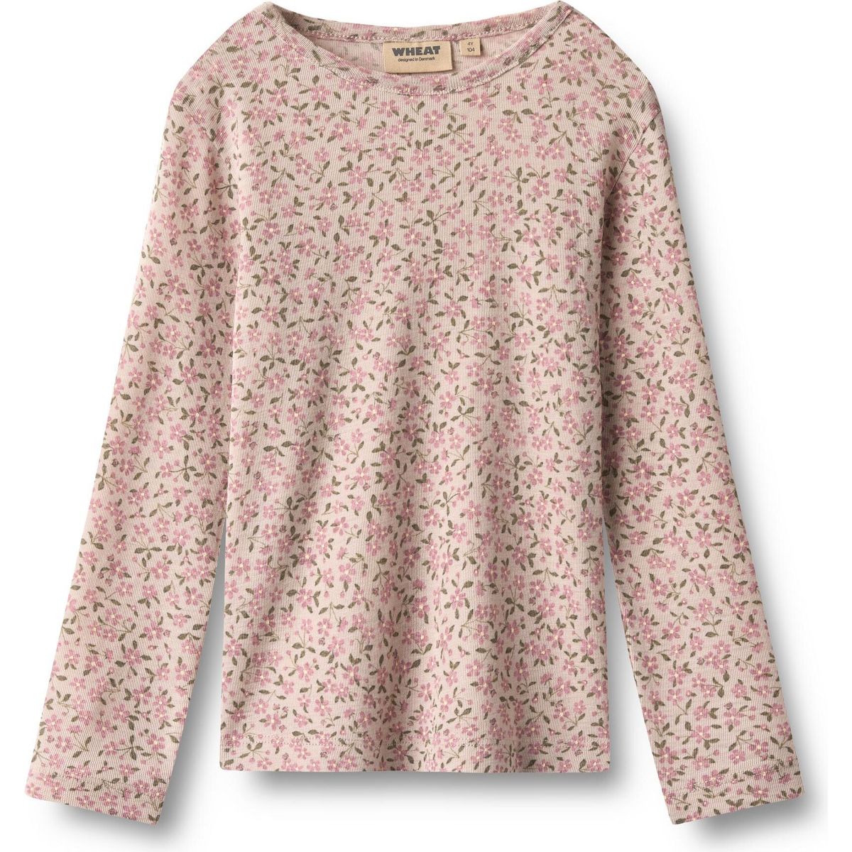 Wheat Wool T-shirt Long Sleeve Alfie pale lilac flowers (1359) 152 2155-780 RWS-1359-152/12y