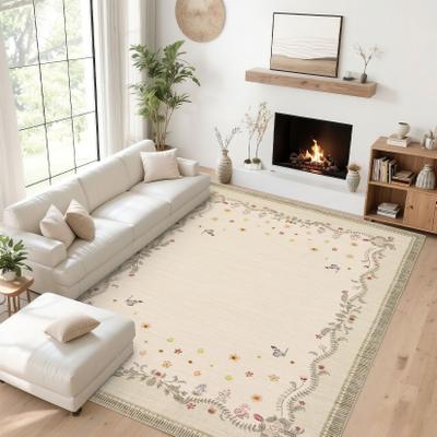 Garvee Floral Butterfly Area Rugs for Living Room Bedroom