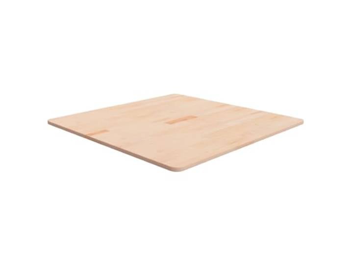 vidaXL Tischplatte Quadratisch Massivholzplatte Eichenplatte Holzplatte Platte Ersatztischplatte 80x80x1,5cm Eichenholz Unbehandelt