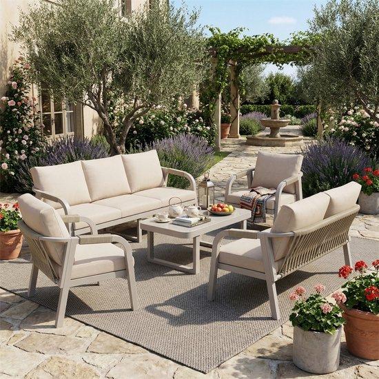 Sitzbank Kunststoff 3-4 Sitzer Gartenmöbel