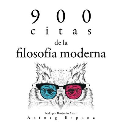 900 citas de la filosofía moderna - Francis Bacon,Nicollo Machiavelli,Michel de Montaigne,Blaise Pascal,Baruch de Spinoza, Audio, 9782821164840