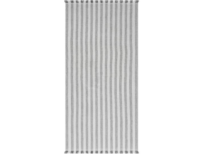 Strandtuch EGERIA Pestemal , grau (dunkelgrau), B:80cm L:180cm, gewebte Ware, Obermaterial: 65% Baumwolle, 20% Polyester, 15% Viskose, Handtücher, Strandtuch, 80x180 cm, mit Fransen