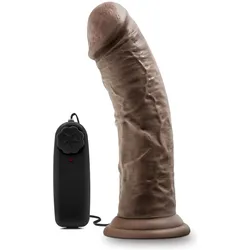 Blush, Vibrator, Dr. Skin Dr. Joe Vibrator mit Saugnapf 20,3 cm Schokoladenbraun
