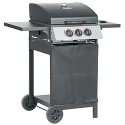 RIBEYE Gasgrill mit 2 Hauptbrennern plus Seitenkocher | aus rostfreier Stahl