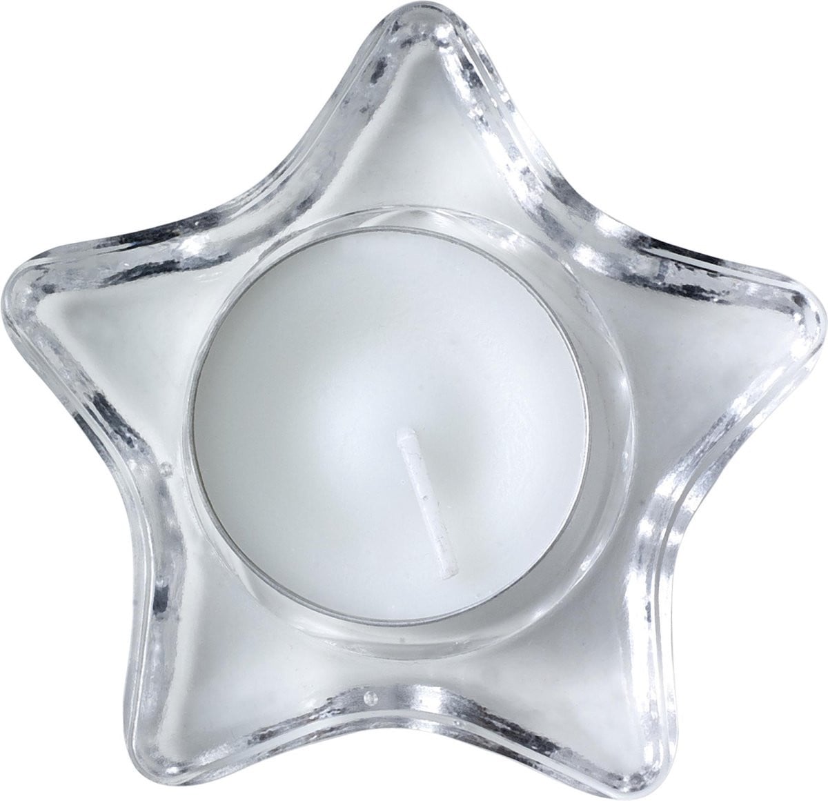Set van 3 kerstster waxinelichthouders