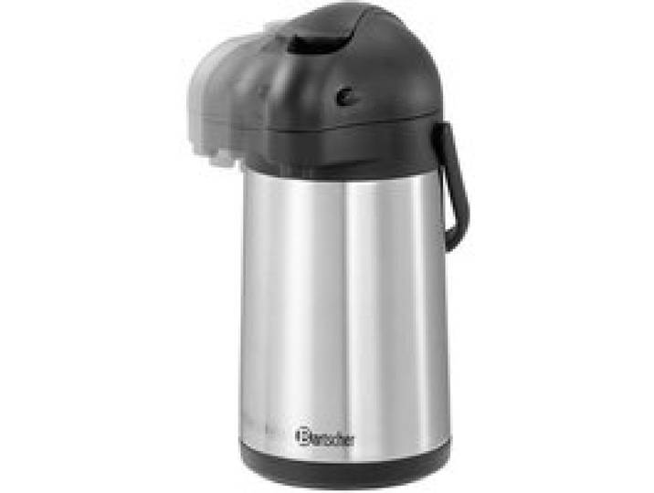 Cafetière thermos professionnelle à pompe en inox 1.9 L acier inoxydable1 9 150x200x335mm