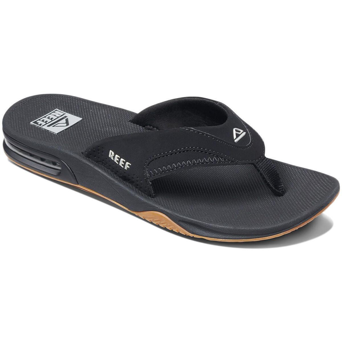 Reef Fanning/Mens Sandals/ black/silver 8 RF002026-BLS-8