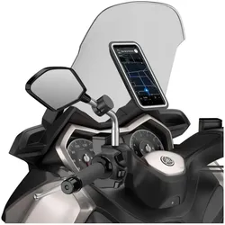 Shapeheart Magnetic Scooter/moto vis rétroviseur, Smartphone Halterung, Schwarz
