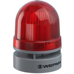 Werma Signaltechnik Signalleuchte Mini TwinFLASH Combi 24VAC/DC RD 460.120.75 Rot Doppelblitz 24 V/DC 95 dB