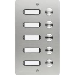 Grothe 55405 Klingeltaster mit Namensschild Edelstahl V2A