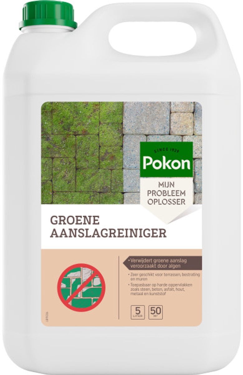 Pokon Groene aanslag reiniger - Natuurlijk - 5L voor 50m²