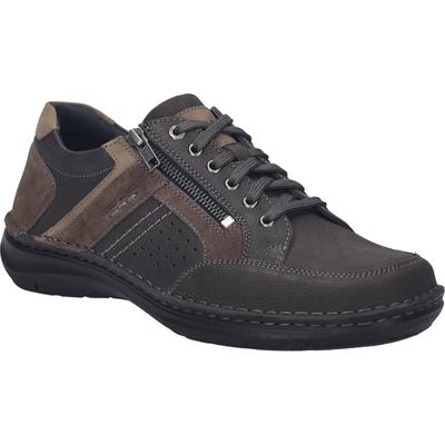 Schnürschuh JOSEF SEIBEL "New Anvers 87, fango-kombi", Herren, Gr. 42, braun (fango, kombi), Obermaterial: 100% Rindsleder Leather cow., Schuhe Schnürschuh