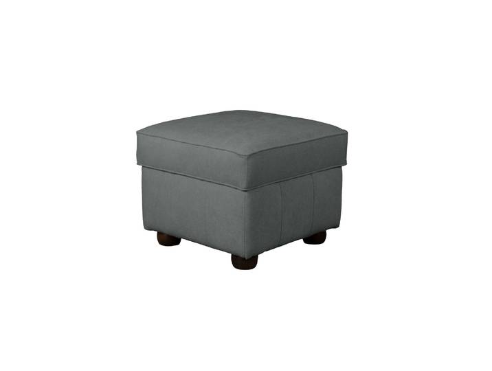 Polsterhocker HOME AFFAIRE CHARENTE, Chesterfield Hocker, Masse B/T/H: 55/55/73 cm , grau (anthrazit), B:55cm H:73cm T:55cm, 100% Polyester, Hocker, Polsterhocker, passend zur Serie Charente, in hochwertiger Verarbeitung