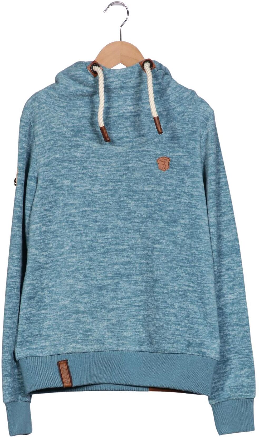 Naketano Damen Kapuzenpullover, Hellblau, Gr. S, Synthetik - Second Hand