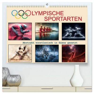 Olympische Sportarten (hochwertiger Premium Wandkalender 2026 DIN A2 quer), Kunstdruck in Hochglanz