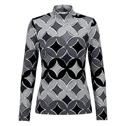 Shirt Stehkragen Efixelle grau, 40