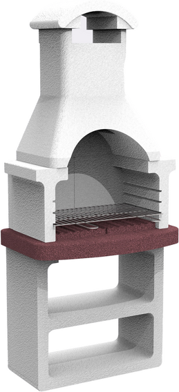 Linea VZ Rimini New - Barbecue in muratura a carbone