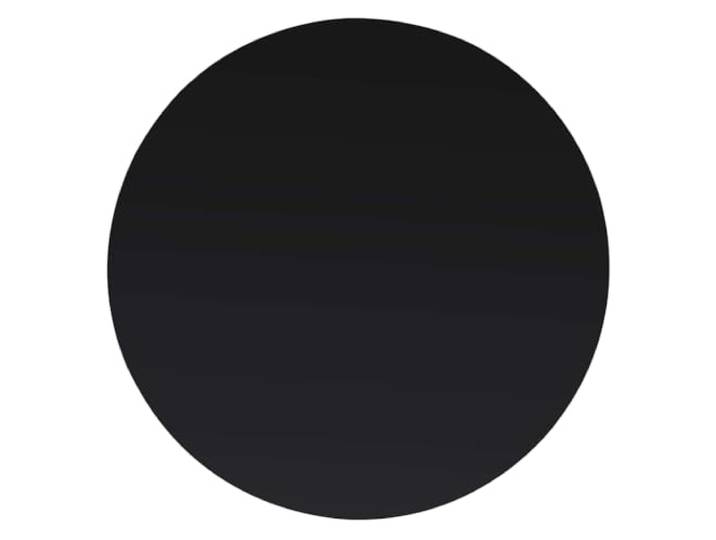 GHVBNMF Tischplatte Gehärtetes Glas Rund 800 mm 10 mm Schwarz Robuste Ersatz-Glasplatte für Esstische und Couchtische im Wohnzimmer oder Garten. Pflegeleichtes schwarzes Sicherheitsglas.