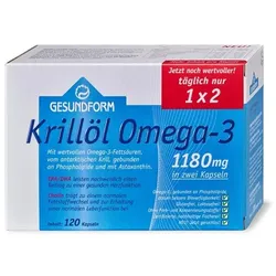 GESUNDFORM Krillöl 1180 mg Antarktis Kapseln 120 St