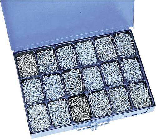 810775 Blechschrauben-Sortiment 1650 Teile