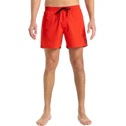 Quiksilver Badeshorts Solid 15" Schwimmshorts Black High Risk Red - S - S