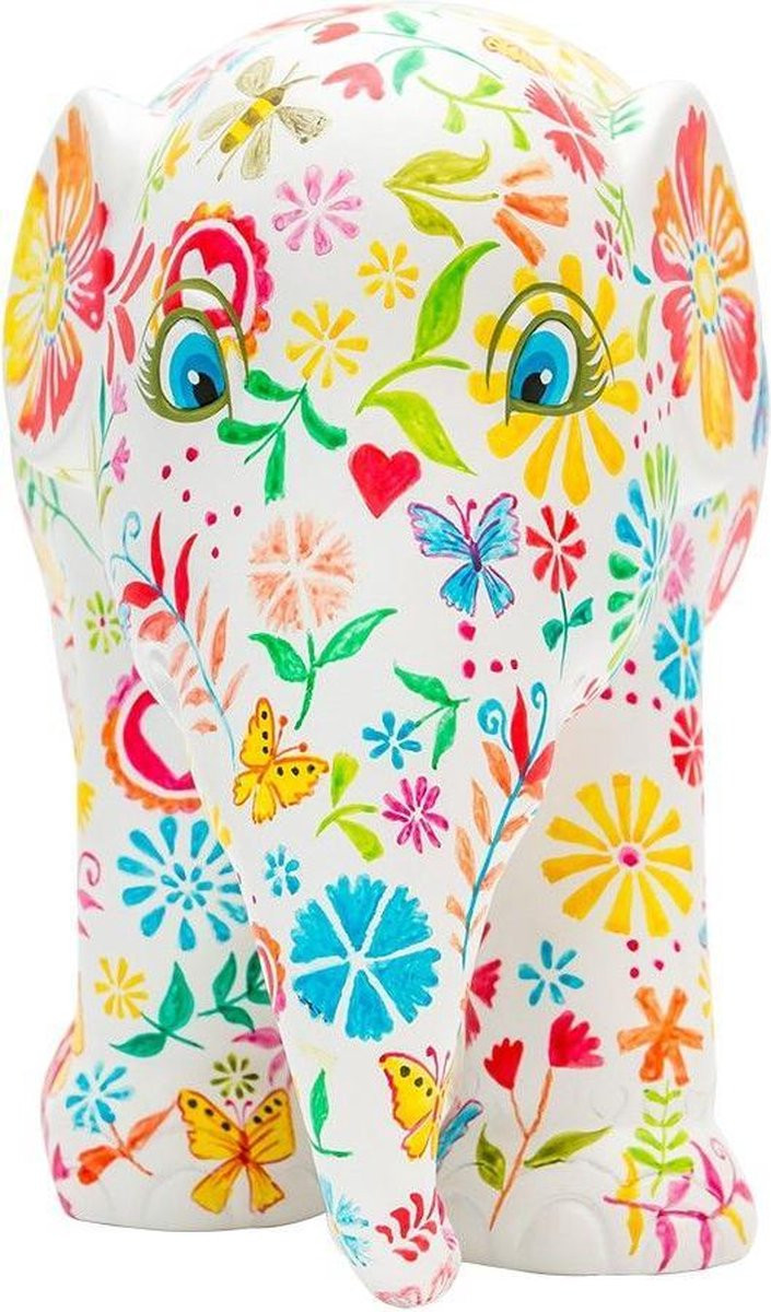 Elephant Parade Floral Symphony Handgemaakt Olifantenstandbeeld voor op tafel 10 cm