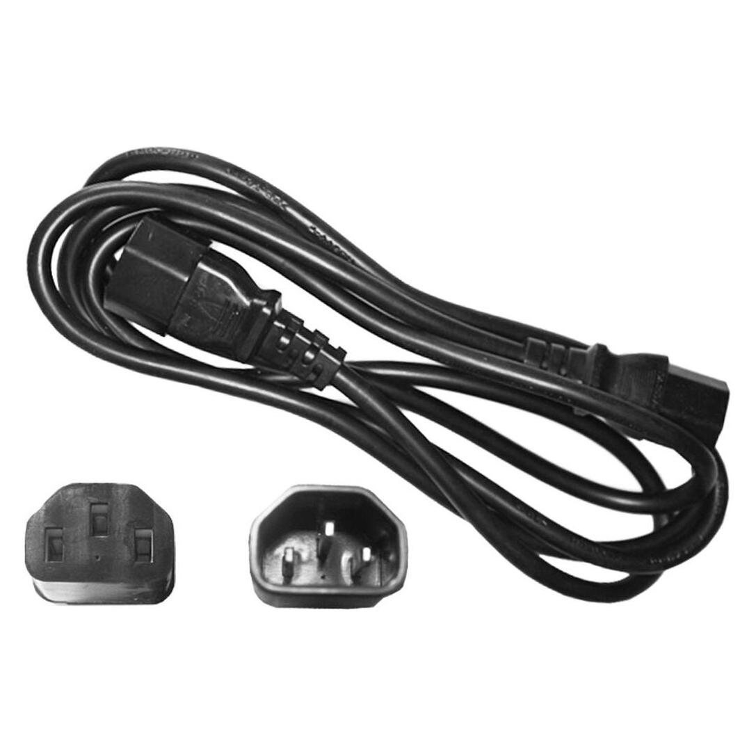 LogiLink Computerkabel iec Stecker c13 - Buchse c14, schwarz, 1,80 m (45264730)