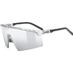Uvex, Unisex, Sportbrille, flowline (Clear, Mirror Silver), Transparent